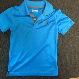 Under Armour Kids Blue Polo Shirt